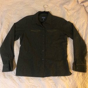 Patagonia wool button down